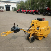 Factory Sell Mini Hand Compactor Ltc08h 0.8 Ton Double Drum Walking Behind Hydraulc Vibratory Road Roller Made in China